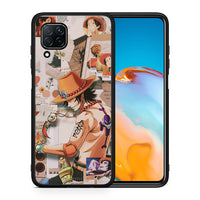 Thumbnail for Θήκη Huawei P40 Lite Anime Collage από τη Smartfits με σχέδιο στο πίσω μέρος και μαύρο περίβλημα | Huawei P40 Lite Anime Collage case with colorful back and black bezels