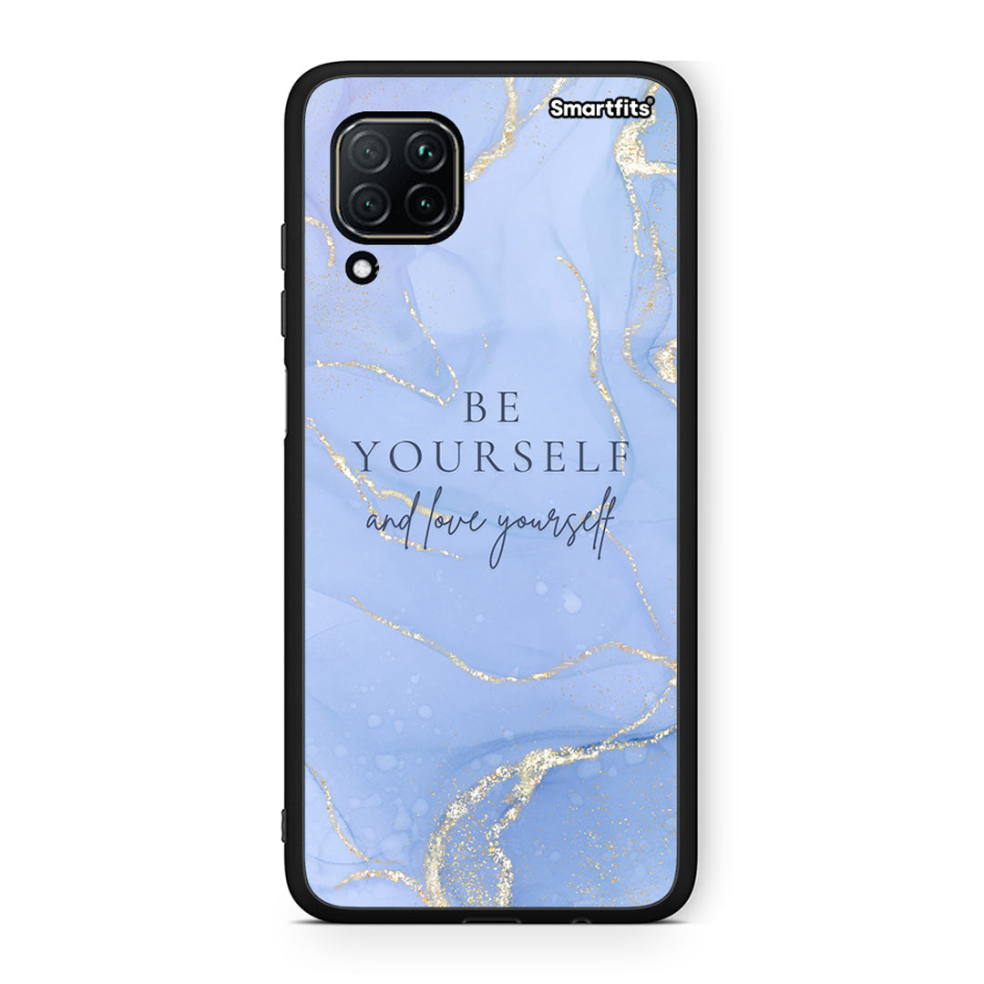 Huawei P40 Lite Be Yourself θήκη από τη Smartfits με σχέδιο στο πίσω μέρος και μαύρο περίβλημα | Smartphone case with colorful back and black bezels by Smartfits