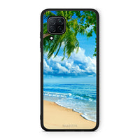 Thumbnail for Huawei P40 Lite Beautiful Beach θήκη από τη Smartfits με σχέδιο στο πίσω μέρος και μαύρο περίβλημα | Smartphone case with colorful back and black bezels by Smartfits