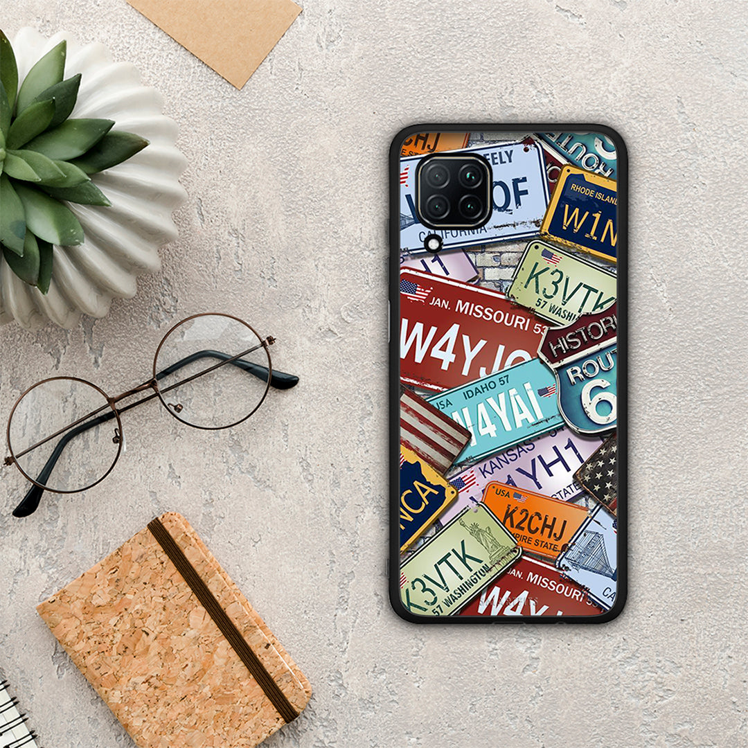 Car Plates - Huawei P40 Lite case