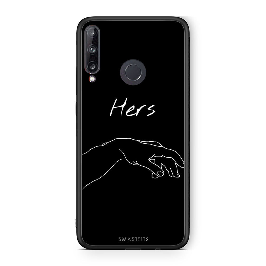 Huawei P40 Lite E Aeshetic Love 1 Θήκη Αγίου Βαλεντίνου από τη Smartfits με σχέδιο στο πίσω μέρος και μαύρο περίβλημα | Smartphone case with colorful back and black bezels by Smartfits