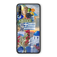 Thumbnail for Huawei P40 Lite E All Greek Θήκη από τη Smartfits με σχέδιο στο πίσω μέρος και μαύρο περίβλημα | Smartphone case with colorful back and black bezels by Smartfits