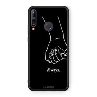 Thumbnail for Huawei P40 Lite E Always & Forever 1 Θήκη Αγίου Βαλεντίνου από τη Smartfits με σχέδιο στο πίσω μέρος και μαύρο περίβλημα | Smartphone case with colorful back and black bezels by Smartfits