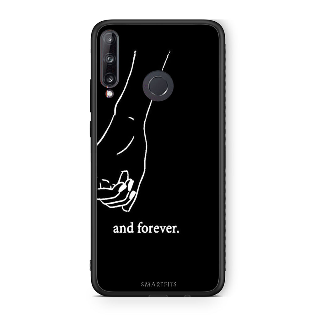 Huawei P40 Lite E Always & Forever 2 Θήκη Αγίου Βαλεντίνου από τη Smartfits με σχέδιο στο πίσω μέρος και μαύρο περίβλημα | Smartphone case with colorful back and black bezels by Smartfits