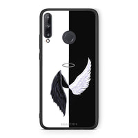 Thumbnail for Huawei P40 Lite E Angels Demons θήκη από τη Smartfits με σχέδιο στο πίσω μέρος και μαύρο περίβλημα | Smartphone case with colorful back and black bezels by Smartfits