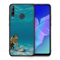 Thumbnail for Θήκη Huawei P40 Lite E Clean The Ocean από τη Smartfits με σχέδιο στο πίσω μέρος και μαύρο περίβλημα | Huawei P40 Lite E Clean The Ocean case with colorful back and black bezels