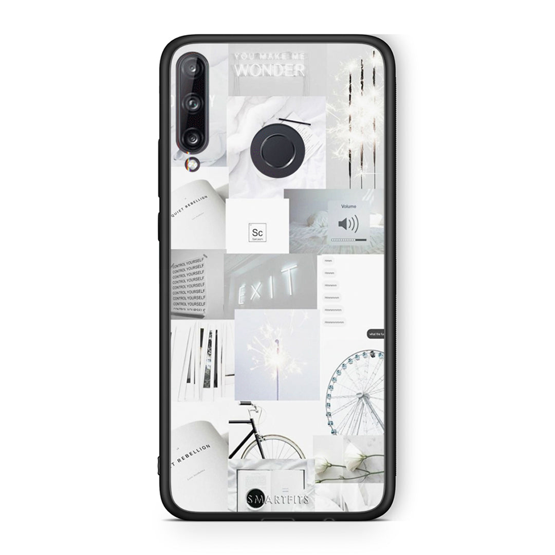 Huawei P40 Lite E Collage Make Me Wonder Θήκη Αγίου Βαλεντίνου από τη Smartfits με σχέδιο στο πίσω μέρος και μαύρο περίβλημα | Smartphone case with colorful back and black bezels by Smartfits