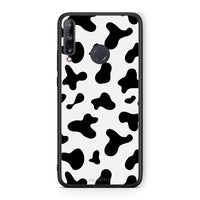 Thumbnail for Huawei P40 Lite E Cow Print θήκη από τη Smartfits με σχέδιο στο πίσω μέρος και μαύρο περίβλημα | Smartphone case with colorful back and black bezels by Smartfits