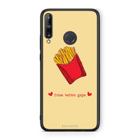 Thumbnail for Huawei P40 Lite E Fries Before Guys Θήκη Αγίου Βαλεντίνου από τη Smartfits με σχέδιο στο πίσω μέρος και μαύρο περίβλημα | Smartphone case with colorful back and black bezels by Smartfits
