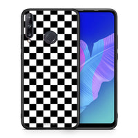 Thumbnail for Θήκη Huawei P40 Lite E Squares Geometric από τη Smartfits με σχέδιο στο πίσω μέρος και μαύρο περίβλημα | Huawei P40 Lite E Squares Geometric case with colorful back and black bezels