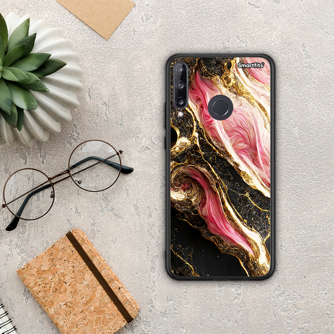 Glamorous Pink Marble - Huawei P40 Lite E case