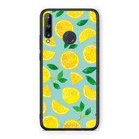 Thumbnail for Huawei P40 Lite E Lemons θήκη από τη Smartfits με σχέδιο στο πίσω μέρος και μαύρο περίβλημα | Smartphone case with colorful back and black bezels by Smartfits