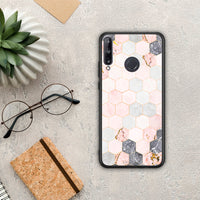 Thumbnail for Marble Hexagon Pink - Huawei P40 Lite E case