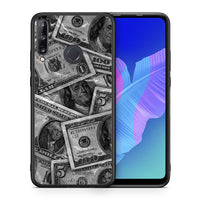 Thumbnail for Θήκη Huawei P40 Lite E Money Dollars από τη Smartfits με σχέδιο στο πίσω μέρος και μαύρο περίβλημα | Huawei P40 Lite E Money Dollars case with colorful back and black bezels