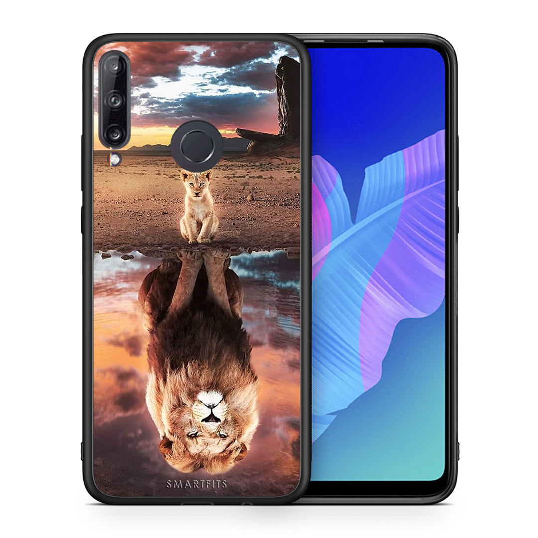 Θήκη Αγίου Βαλεντίνου Huawei P40 Lite E Sunset Dreams από τη Smartfits με σχέδιο στο πίσω μέρος και μαύρο περίβλημα | Huawei P40 Lite E Sunset Dreams case with colorful back and black bezels