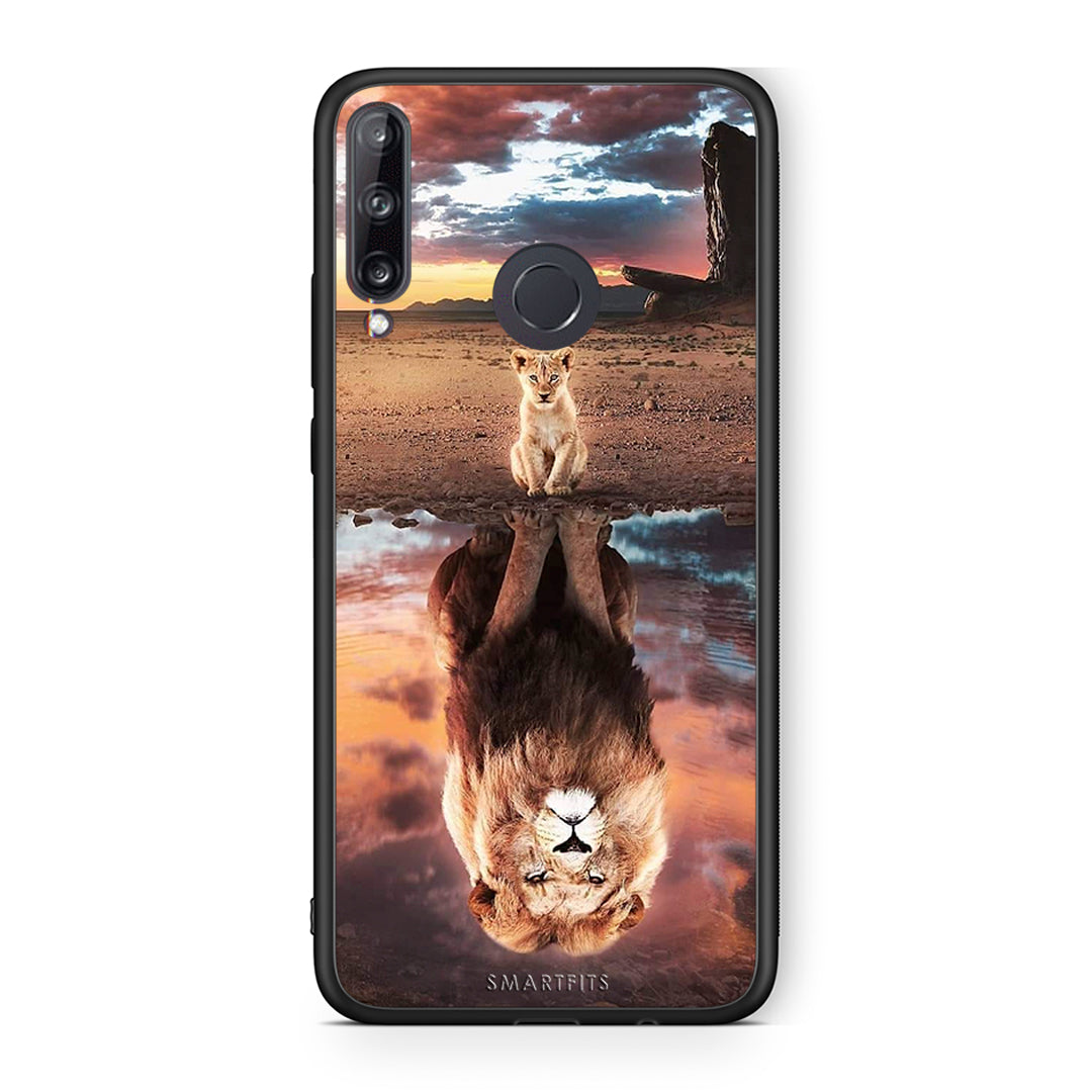 Huawei P40 Lite E Sunset Dreams Θήκη Αγίου Βαλεντίνου από τη Smartfits με σχέδιο στο πίσω μέρος και μαύρο περίβλημα | Smartphone case with colorful back and black bezels by Smartfits