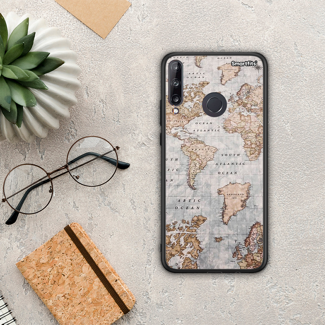 World Map - Huawei P40 Lite E case