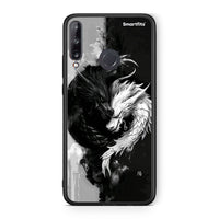 Thumbnail for Huawei P40 Lite E Yin Yang Θήκη από τη Smartfits με σχέδιο στο πίσω μέρος και μαύρο περίβλημα | Smartphone case with colorful back and black bezels by Smartfits