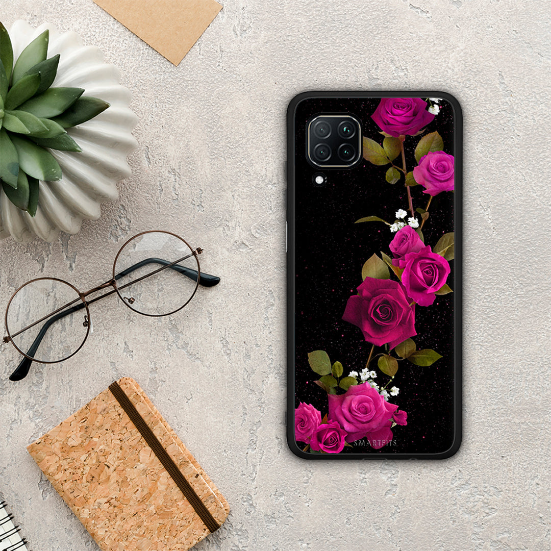 Flower Red Roses - Huawei P40 Lite case