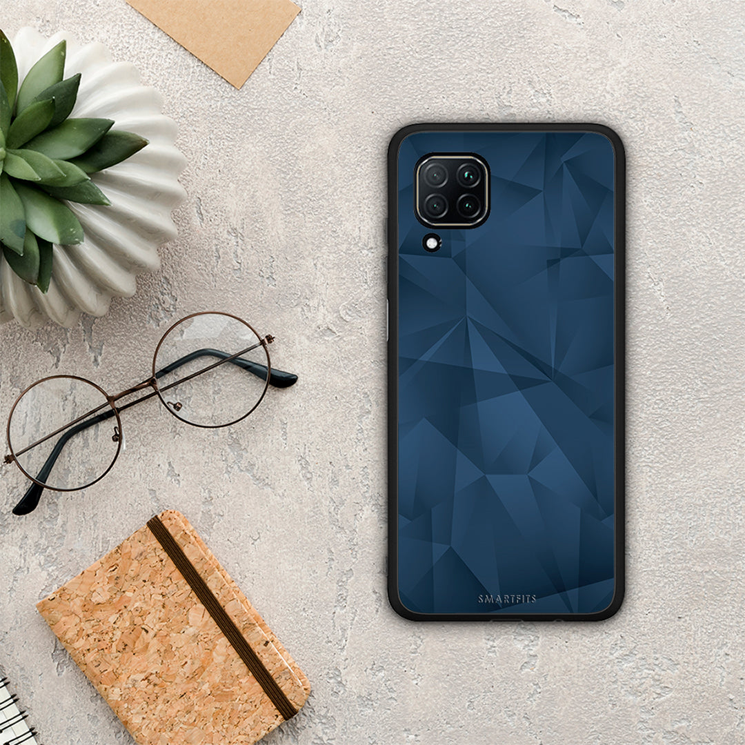 Geometric Blue Abstract - Huawei P40 Lite case
