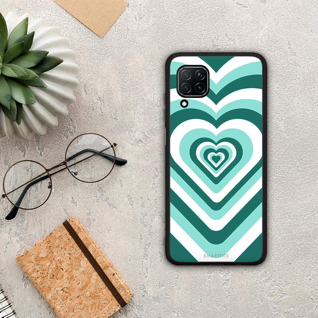 Green Hearts - Huawei P40 Lite case