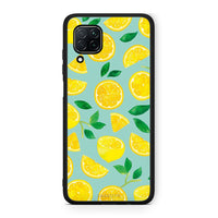 Thumbnail for Huawei P40 Lite Lemons θήκη από τη Smartfits με σχέδιο στο πίσω μέρος και μαύρο περίβλημα | Smartphone case with colorful back and black bezels by Smartfits