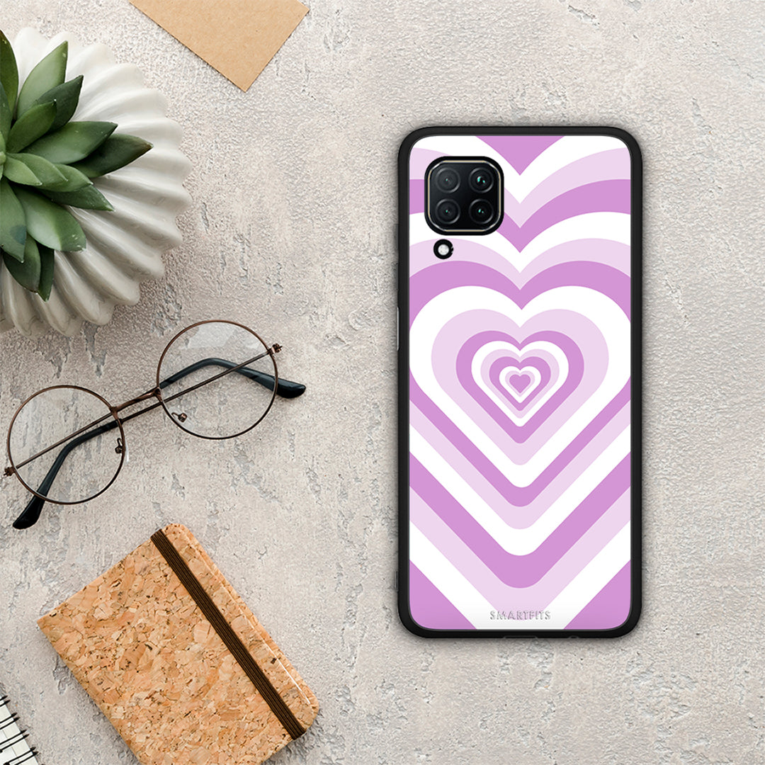 Lilac Hearts - Huawei P40 Lite case