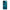 Huawei P40 Lite Marble Blue θήκη από τη Smartfits με σχέδιο στο πίσω μέρος και μαύρο περίβλημα | Smartphone case with colorful back and black bezels by Smartfits