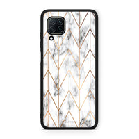 Thumbnail for 44 - Huawei P40 Lite  Gold Geometric Marble case, cover, bumper