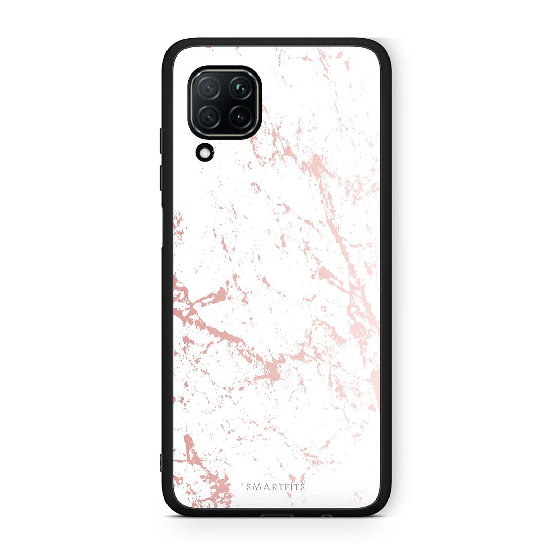 116 - Huawei P40 Lite  Pink Splash Marble case, cover, bumper