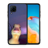 Thumbnail for Θήκη Huawei P40 Lite Meme Duck από τη Smartfits με σχέδιο στο πίσω μέρος και μαύρο περίβλημα | Huawei P40 Lite Meme Duck case with colorful back and black bezels
