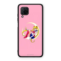 Thumbnail for Huawei P40 Lite Moon Girl θήκη από τη Smartfits με σχέδιο στο πίσω μέρος και μαύρο περίβλημα | Smartphone case with colorful back and black bezels by Smartfits