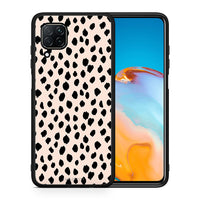 Thumbnail for Θήκη Huawei P40 Lite New Polka Dots από τη Smartfits με σχέδιο στο πίσω μέρος και μαύρο περίβλημα | Huawei P40 Lite New Polka Dots case with colorful back and black bezels