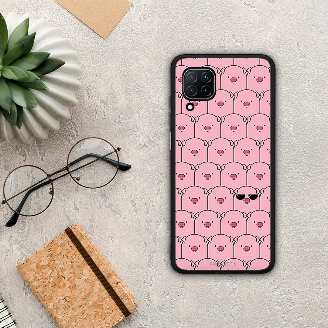 Pig Glasses - Huawei P40 Lite case