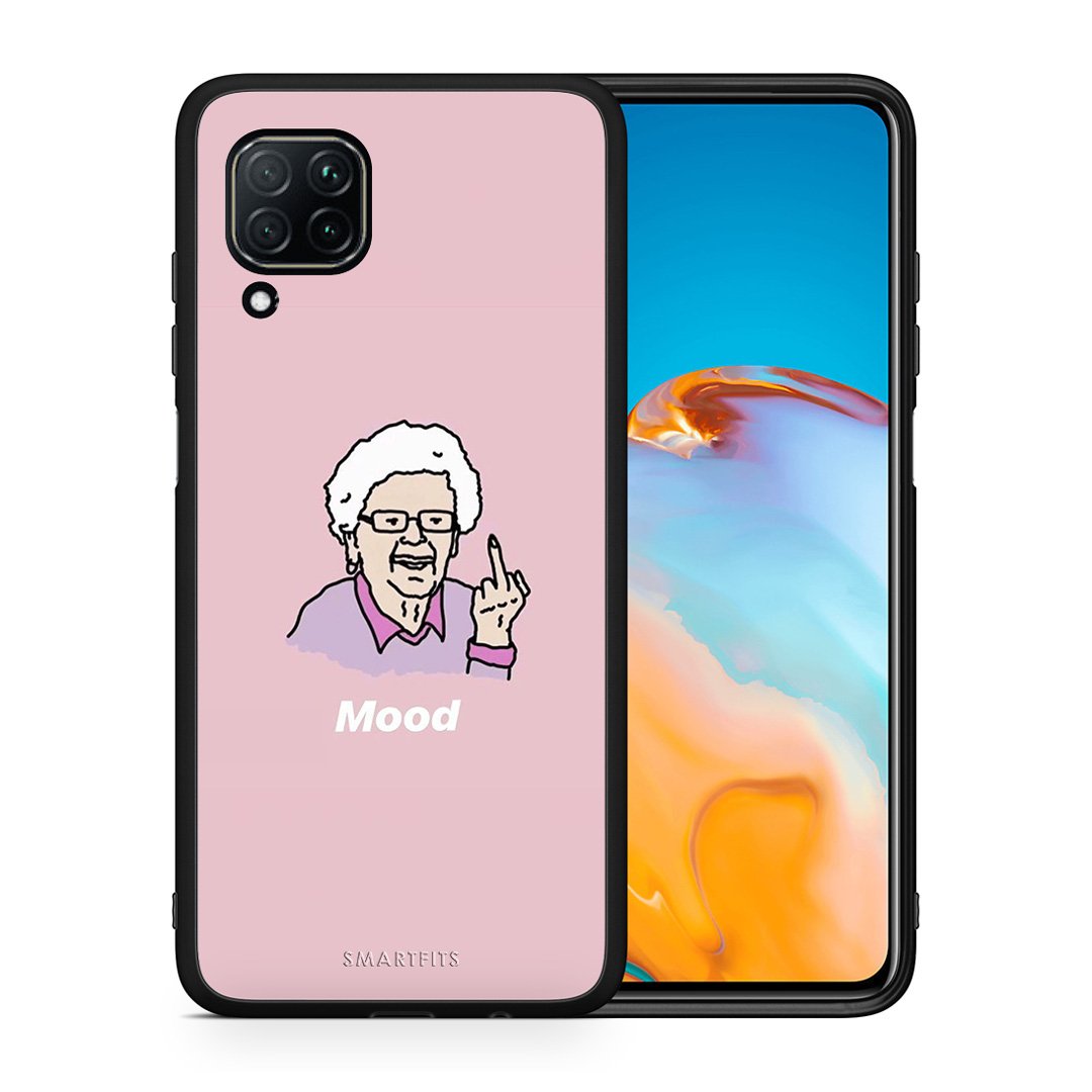 Θήκη Huawei P40 Lite Mood PopArt από τη Smartfits με σχέδιο στο πίσω μέρος και μαύρο περίβλημα | Huawei P40 Lite Mood PopArt case with colorful back and black bezels