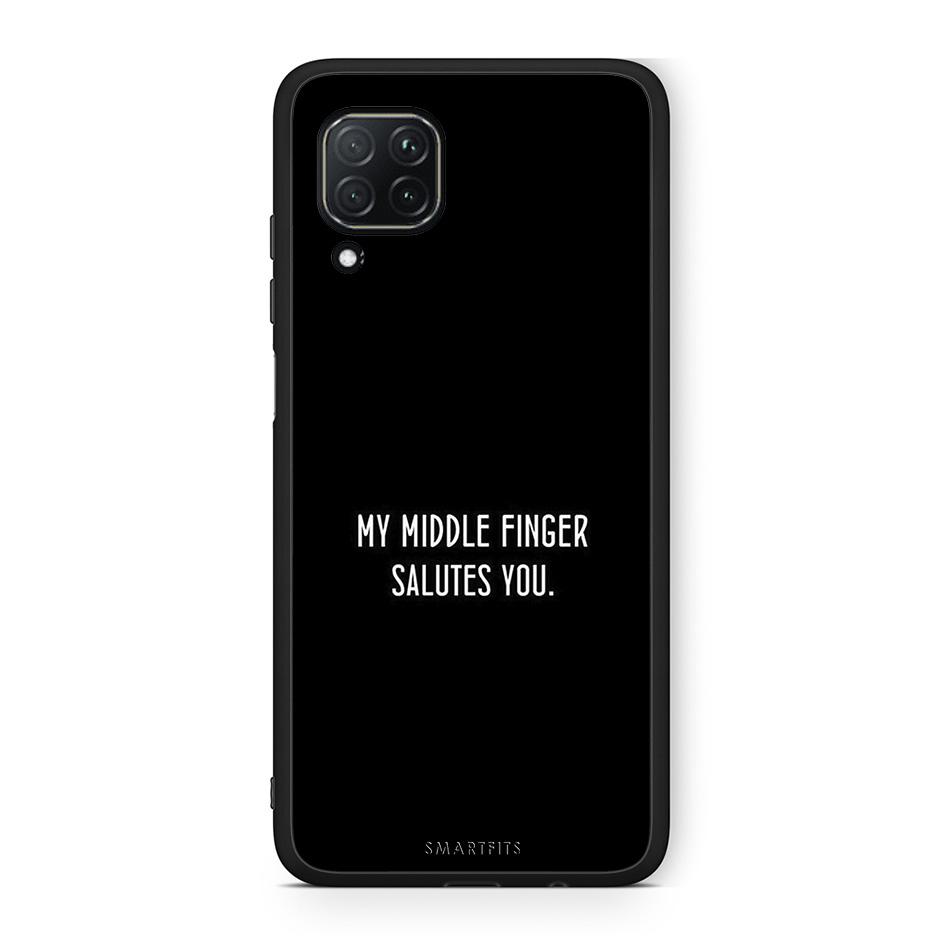 Huawei P40 Lite Salute θήκη από τη Smartfits με σχέδιο στο πίσω μέρος και μαύρο περίβλημα | Smartphone case with colorful back and black bezels by Smartfits