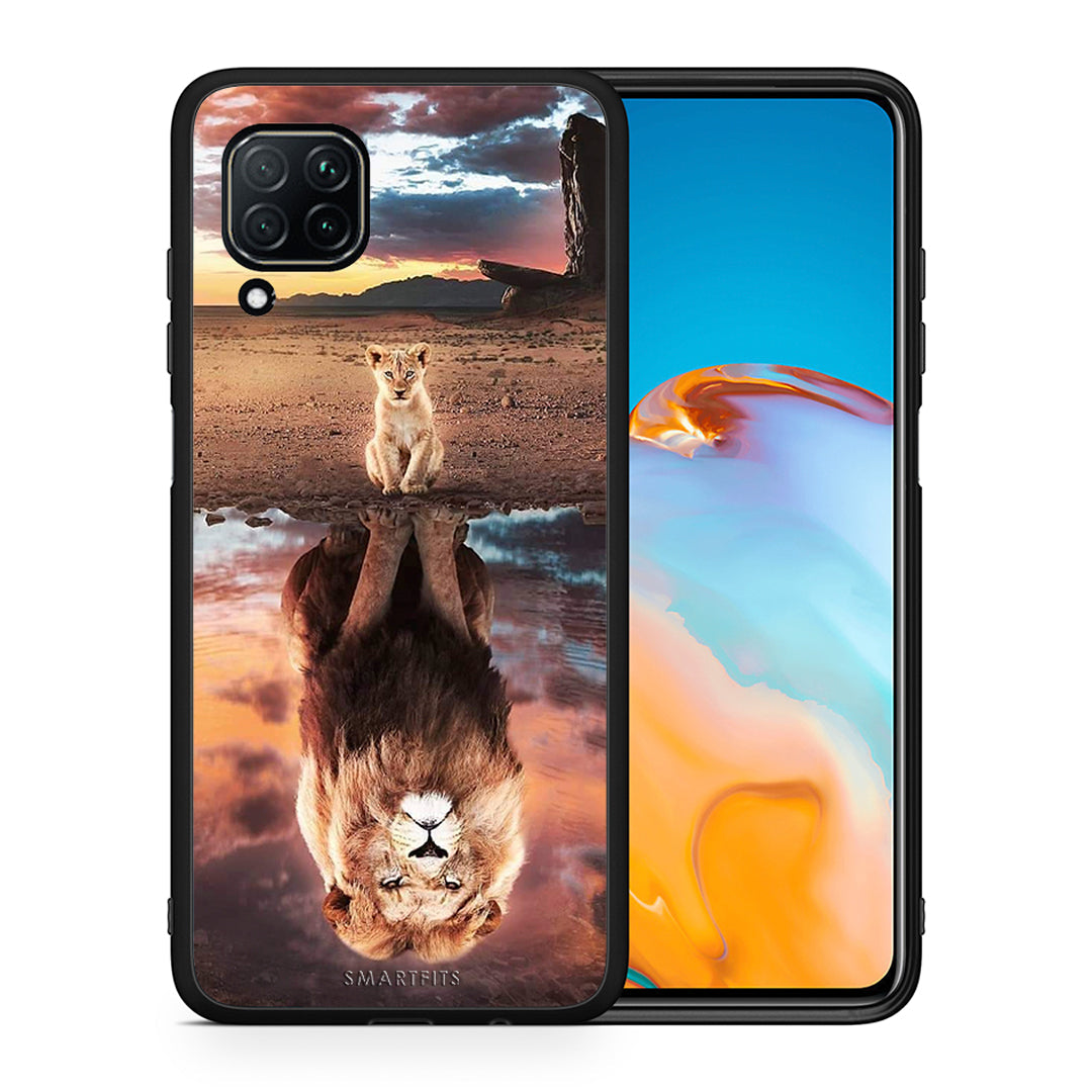 Θήκη Αγίου Βαλεντίνου Huawei P40 Lite Sunset Dreams από τη Smartfits με σχέδιο στο πίσω μέρος και μαύρο περίβλημα | Huawei P40 Lite Sunset Dreams case with colorful back and black bezels