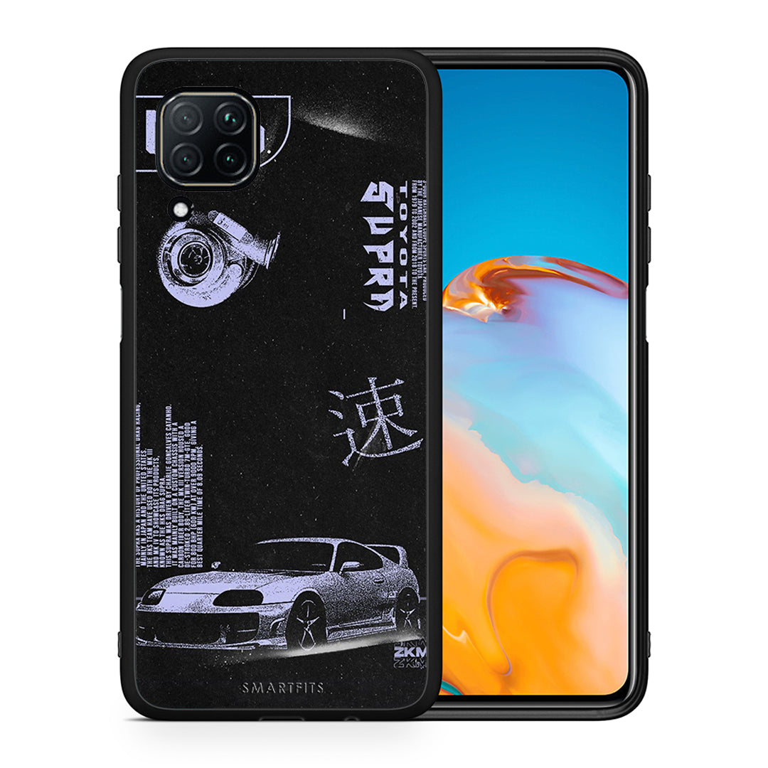 Θήκη Αγίου Βαλεντίνου Huawei P40 Lite Tokyo Drift από τη Smartfits με σχέδιο στο πίσω μέρος και μαύρο περίβλημα | Huawei P40 Lite Tokyo Drift case with colorful back and black bezels