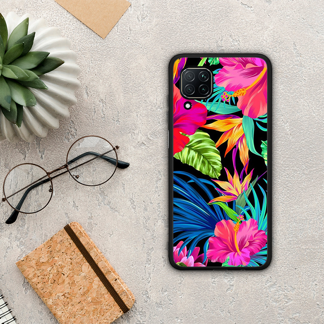 Tropical Flowers - Huawei P40 Lite case