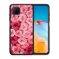 Thumbnail for Θήκη Huawei P40 Lite RoseGarden Valentine από τη Smartfits με σχέδιο στο πίσω μέρος και μαύρο περίβλημα | Huawei P40 Lite RoseGarden Valentine case with colorful back and black bezels
