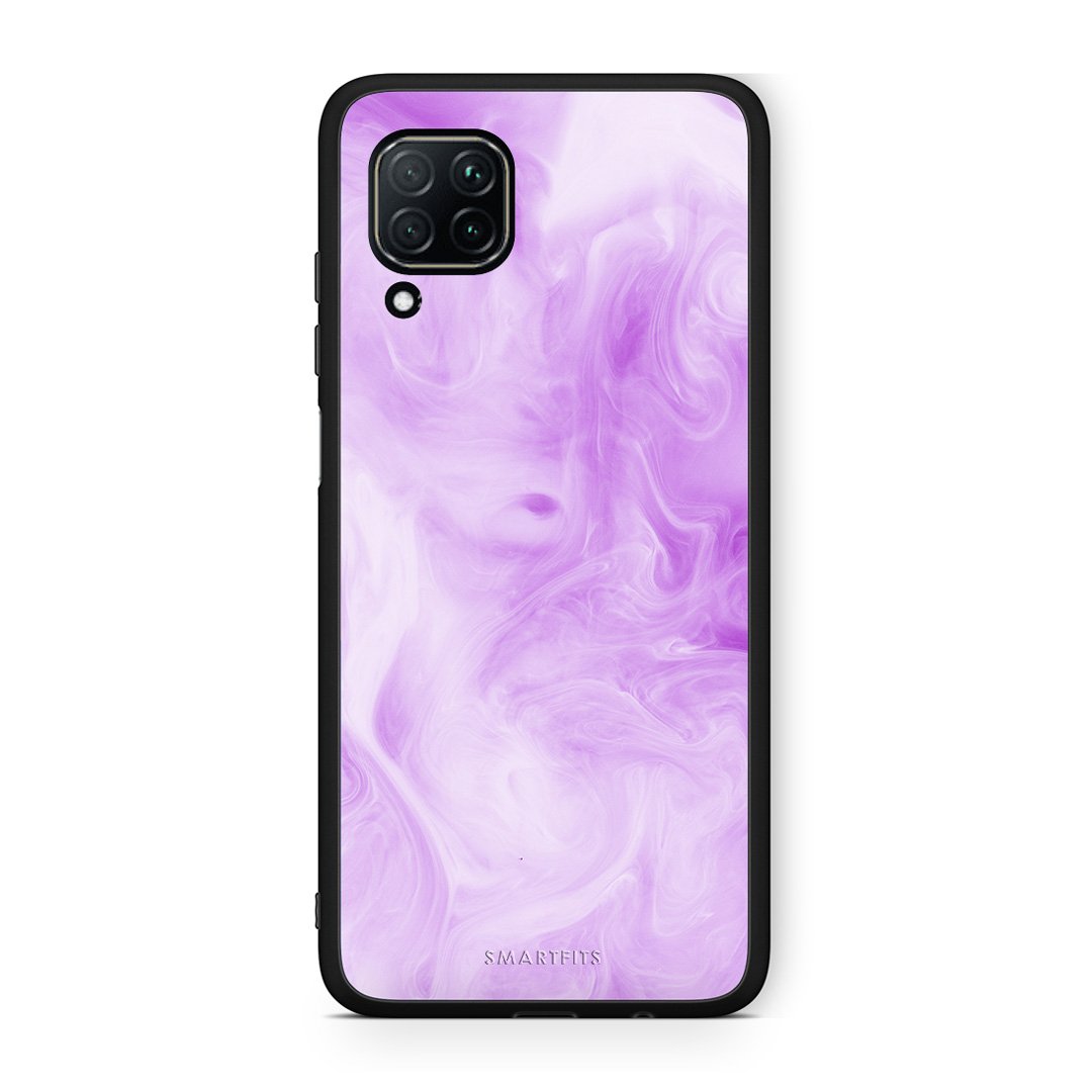 99 - Huawei P40 Lite  Watercolor Lavender case, cover, bumper