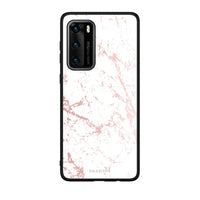Thumbnail for 116 - Huawei P40  Pink Splash Marble case, cover, bumper