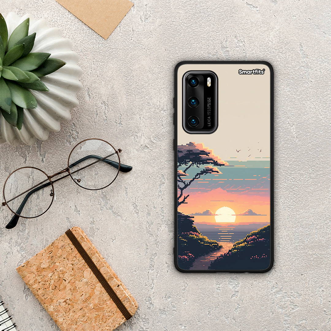 Pixel Sunset - Huawei P40 case