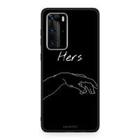 Thumbnail for Huawei P40 Pro Aeshetic Love 1 Θήκη Αγίου Βαλεντίνου από τη Smartfits με σχέδιο στο πίσω μέρος και μαύρο περίβλημα | Smartphone case with colorful back and black bezels by Smartfits
