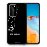 Thumbnail for Θήκη Αγίου Βαλεντίνου Huawei P40 Pro Always & Forever 2 από τη Smartfits με σχέδιο στο πίσω μέρος και μαύρο περίβλημα | Huawei P40 Pro Always & Forever 2 case with colorful back and black bezels