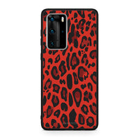 Thumbnail for 4 - Huawei P40 Pro Red Leopard Animal case, cover, bumper