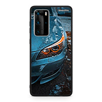 Thumbnail for Huawei P40 Pro Bmw E60 Θήκη από τη Smartfits με σχέδιο στο πίσω μέρος και μαύρο περίβλημα | Smartphone case with colorful back and black bezels by Smartfits