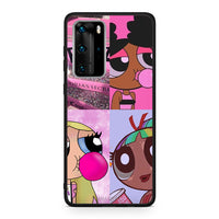Thumbnail for Huawei P40 Pro Bubble Girls Θήκη Αγίου Βαλεντίνου από τη Smartfits με σχέδιο στο πίσω μέρος και μαύρο περίβλημα | Smartphone case with colorful back and black bezels by Smartfits
