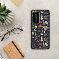 Thumbnail for Christmas Elements - Huawei P40 Pro case
