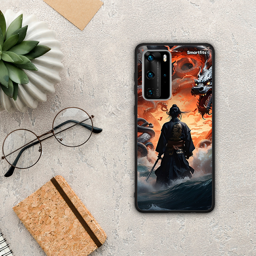 Dragons Fight - Huawei P40 Pro case